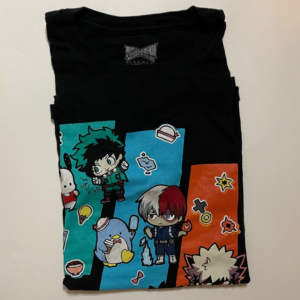 Short Sleeve Anime Graphic Tee